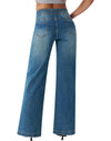 Casual High Waisted Stretch Baggy Loose Denim Pants