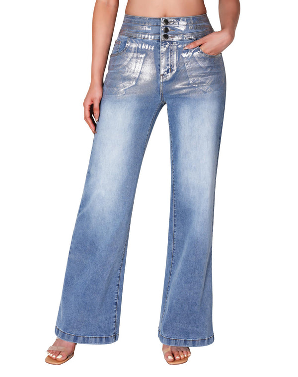 Casual High Waisted Stretch Baggy Loose Denim Pants