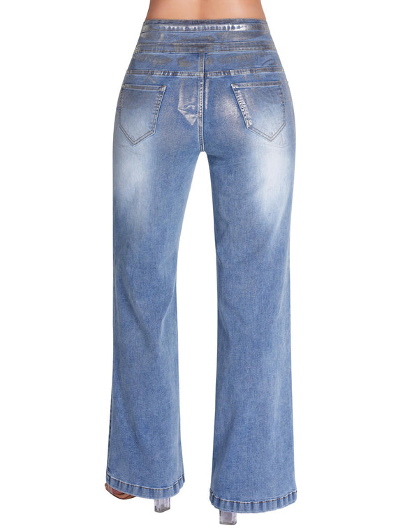 Casual High Waisted Stretch Baggy Loose Denim Pants