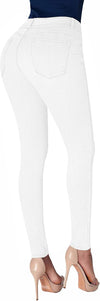 Women’s High Waisted Stretchy Skinny Curvy Jeans Tummy Control Jeggings