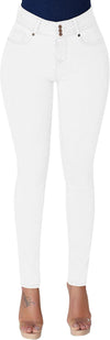 Women’s High Waisted Stretchy Skinny Curvy Jeans Tummy Control Jeggings