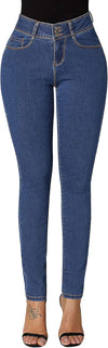 Women’s High Waisted Stretchy Skinny Curvy Jeans Tummy Control Jeggings