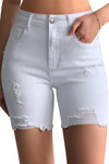 Casual Summer Ripped High Waisted Denim Shorts