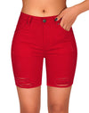 Casual Summer Ripped High Waisted Denim Shorts