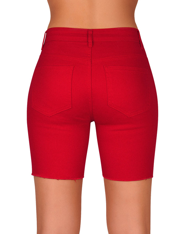 Casual Summer Ripped High Waisted Denim Shorts