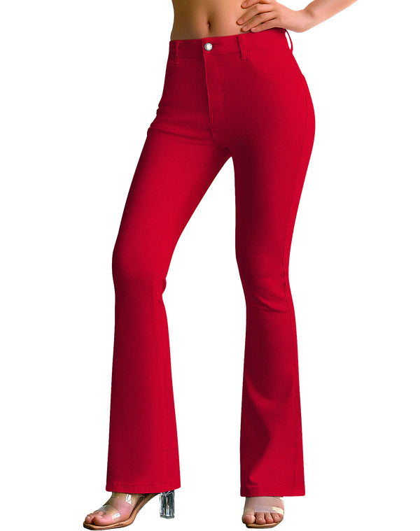 Mid Rise Strecthy Flare Jeans