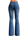 High Waisted Stretch Tummy Control Flared Jeans
