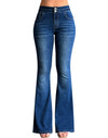 High Waisted Stretch Tummy Control Flared Jeans