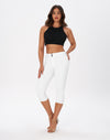 Women’s Capri Pants Trendy Mid Rise Skinny Stretchy Front Seam Denim Jeans