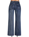 Wide Leg Sweatpant Jeans Woman High Waisted Stretchy Trendy Loose Denim Jeans