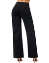 Women's Wide Leg Jeans Casual High Waisted Stretchy Baggy Loose Long Trouser Jeans