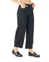Women's Barrel Jeans High Waisted Wide Leg Cropped Jeans Stretchy Baggy Ankle Denim Pants
