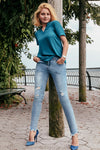 High Rise Ankle Skinny Jeans#color_light-blue-wash