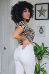 Mid Rise Ripped Ankle Skinny Jeans#color_white