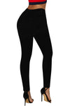 Mid Rise Ripped Ankle Skinny Jeans#color_black