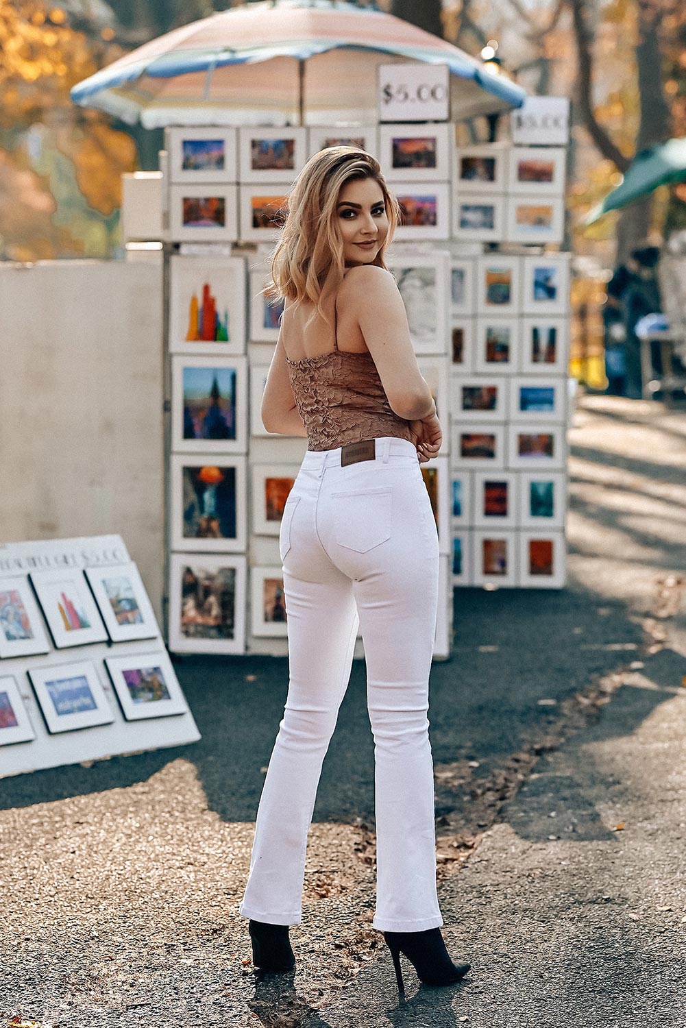 Mid Rise Strecthy Flare Jeans