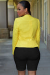 Mid Rise Hollow-out Ripped Bermuda Shorts