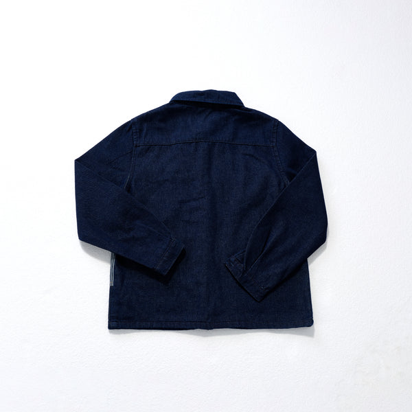 Roswear Kids Boys Denim Trucker Jacket Cotton Blend Casual Outerwear (Ages 8-12, Blue)