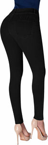 roswear Women’s High Waisted Stretchy Skinny Curvy Jeans Tummy Control Jeggings