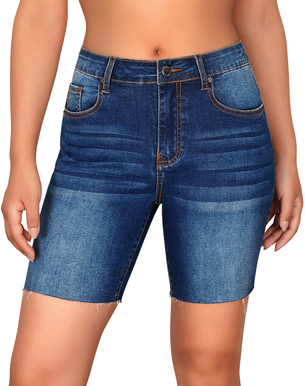 Casual Summer High Waisted Mid Thigh Jean