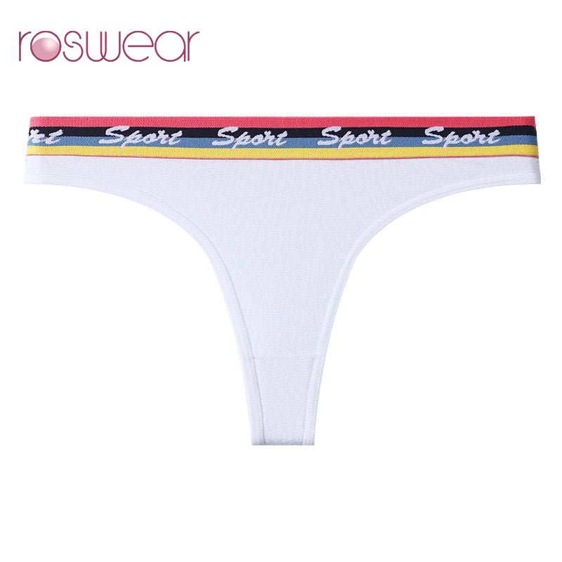 ROSWEAR Women Underwear Thongs Sexy Breathable Comfortable Panties Briefs for Ladies