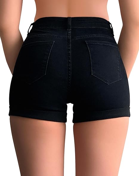 Casual Summer Sexy Distressed Butt Lifting Jean Shorts