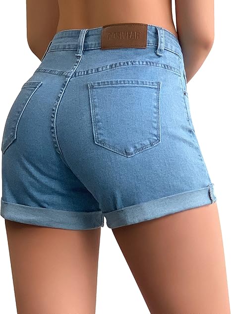 Casual Summer Sexy Distressed Butt Lifting Jean Shorts