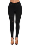 High Rise Ankle Skinny Jeans#color_black
